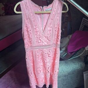 Alice + Olivia Multicolored Sheath Mini Dress V-Neck Sleeveless LOWest price!